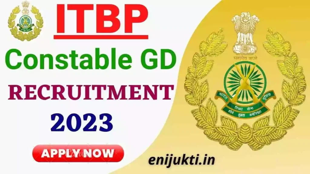 ITBP Constable GD Recruitment 2023