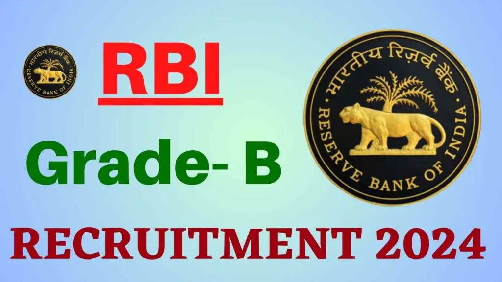 RBI Officer Grade B Recruitment 2024