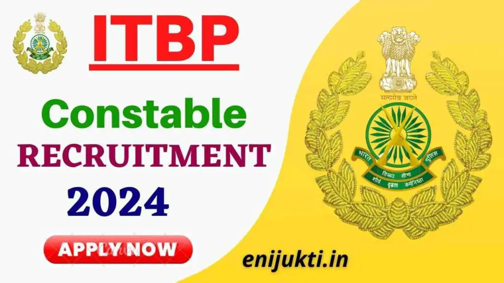 ITBP Constable Pioneer Recruitment 2024