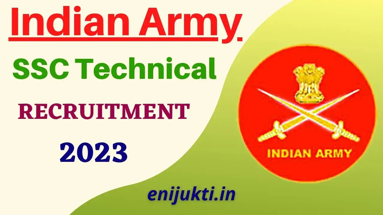 indian army ssc technical recruitment 2023