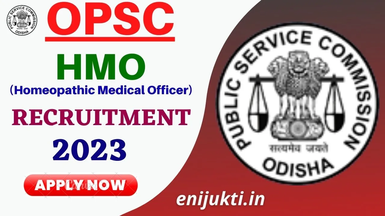 OPSC Homeopathic Medical Officers Recruitment 2023
