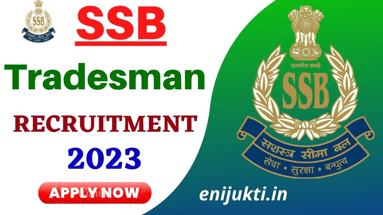 SSB Tradesman Recruitment 2023