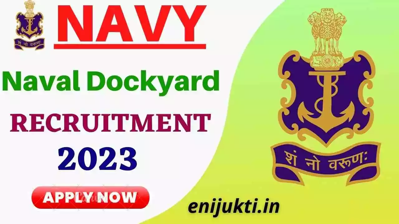 Naval Dockyard Apprentice Recruitment 2023