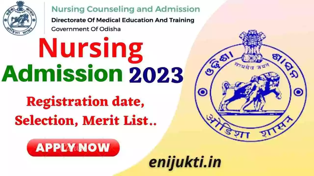Odisha Nursing Admission 2023