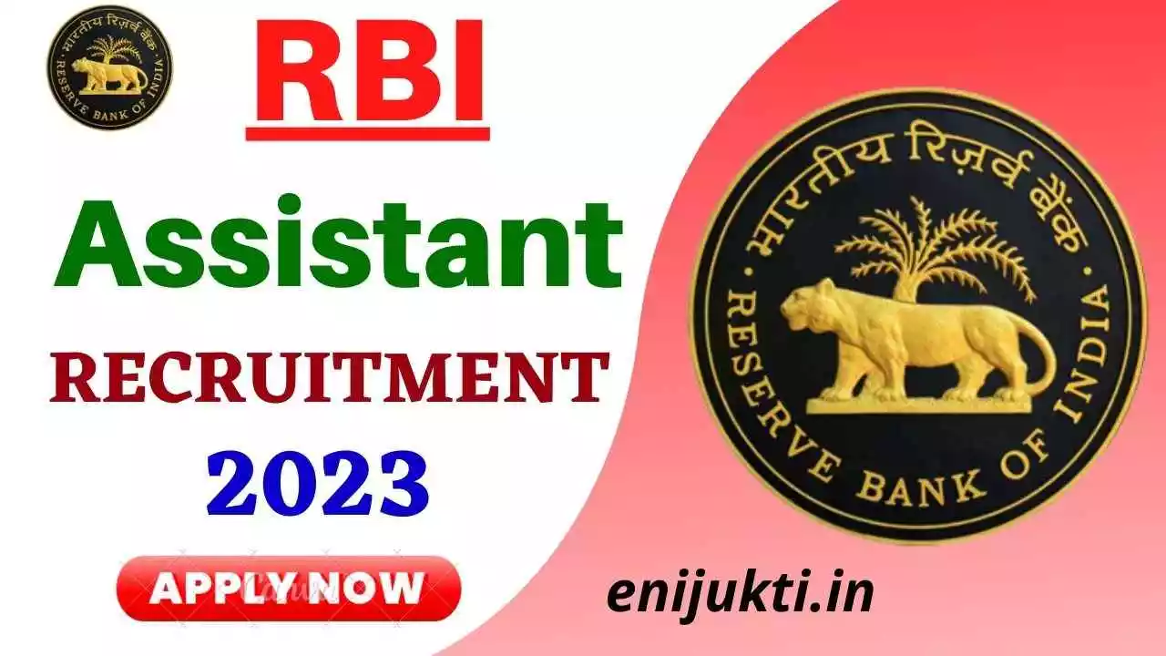 RBI Assistant Recruitment 2023 Notification Out For 450 Post » Enijukti.in