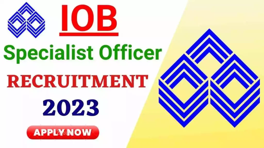 IOB Recruitment 2023