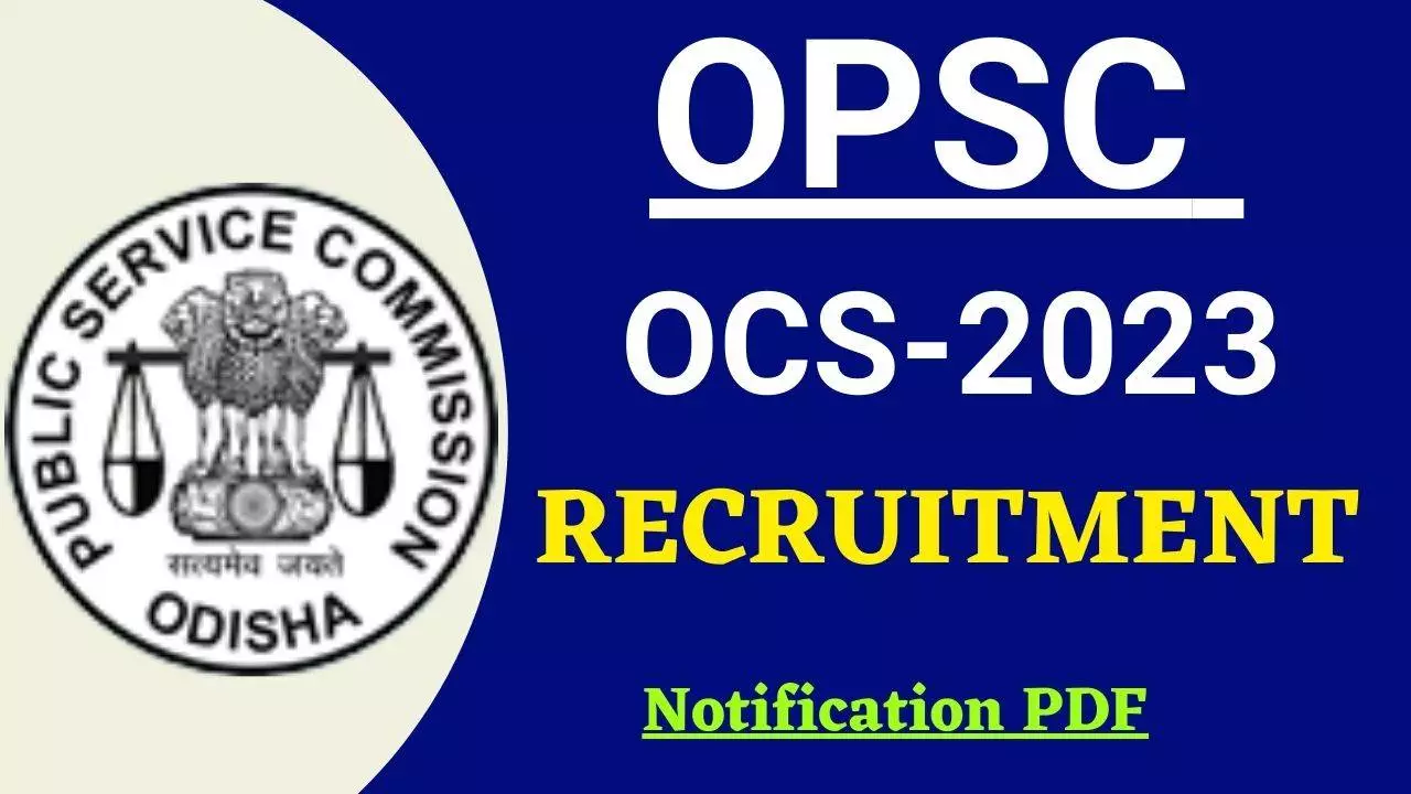 Odisha Civil Service Examination 2023