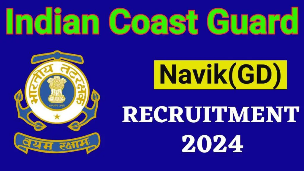 Indian Coast Guard Recruitment 2024