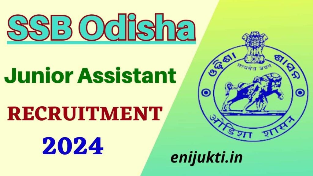SSB Odisha Recruitment 2024